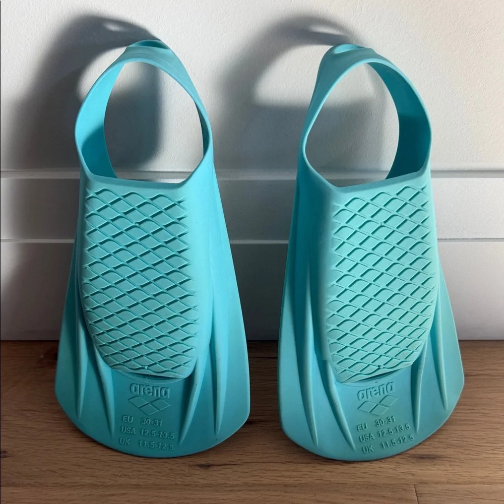 Arena Kids Swim Fins - Blue - Picture 2 of 3